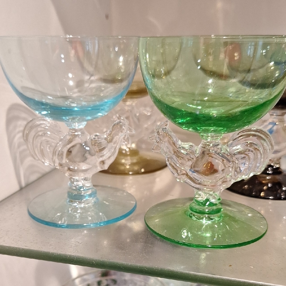 Cocktail Glass Rooster Collection - Picture 6 of 12